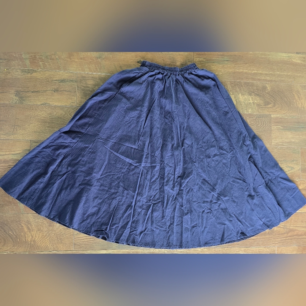 Custom Cotton Skirt W/Pockets